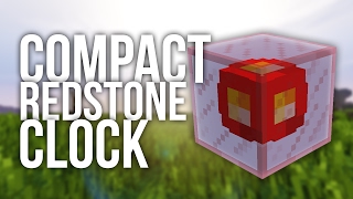 Most Compact Redstone Clock in Minecraft [upl. by Enahc]