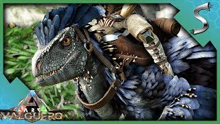 How to spawn in a Tamed Deinonychus and saddle in ark [upl. by Ferd365]