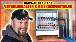 Verteilerschrank amp Heizkreisverteiler einbauen  HausInnenausbau 06  Home Build Solution [upl. by Ardnaeel564]