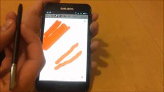 Galaxy Note SPen Pressure Sensitivity Palm Rejection amp Pen Gestures [upl. by Kevina]