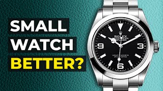 Rolex Explorer 36mm vs 39mm  Is Smaller Better [upl. by Skyler]