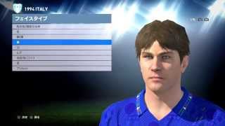 PES2016 ウイイレ2016 Costacurta コスタクルタ face edit 1994 [upl. by Eidnew]