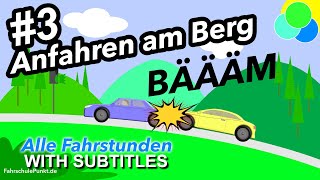 3 BergAnfahren  Dritte Fahrstunde  Fahrschule Punkt [upl. by Jenette]