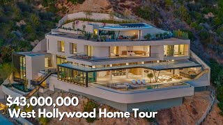 Why this 43 Million Hollywood Hills HOME Redefines “The CALIFORNIA DREAM” [upl. by Notaes]