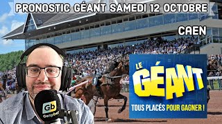 Pronostic Géant GenybetTurf Samedi 12 Octobre 2024 R1 CAEN [upl. by Atiuqehs]