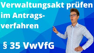 Verwaltungsakt prüfen Teil 2  Schema und Merkmale  Beispiel Antragsverfahren [upl. by Blus]