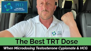 The Best TRT Dose  When Microdosing Testosterone Cypionate amp HCG [upl. by Alleda]