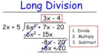 Polynomials  Long Division [upl. by Cas]