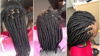 HOW TO DO  HOW BOX BRAIDS ARE DONE  NEAT AND EASY TUTORIAL [upl. by Rosenberg]