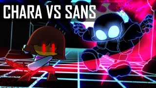 FRISK VS NIGHTMARE SANS INDIECROSSWHATIF [upl. by Nomead]