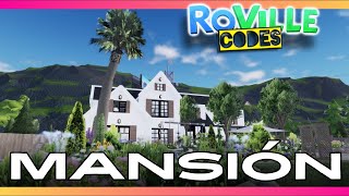 Mansión de campo AESTHETIC ❗❗ Roville CODE Roblox [upl. by Etnoid]