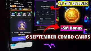 6 September Hamster Kombat Daily Combo  Hamster Kombat Daily Cipher Code 6 September  Daily Combo [upl. by Krantz366]