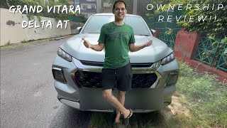 Grand Vitara Delta AT  Complete ownership review  Best car in segment👍👍👍 [upl. by Stacee]