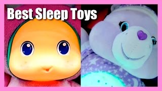 Best Sleep Toys  Care Bears Night Light Bear Hasbro GloWorm Fisher Price Soothe and Glow Giraffe [upl. by Heffron915]