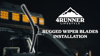 Installing Wiper Blades on a Toyota 4Runner [upl. by Alleynad24]