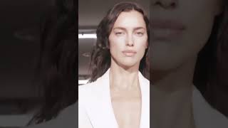 IRINA SHAYK closing viviennewestwood SS 25 shorts fashion catwalk [upl. by Wadell]