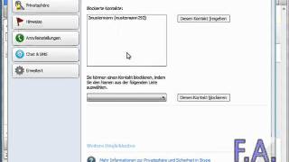 Skype 5  Blockierte und enfernte Kontakte wiederherstellen [upl. by Glynn]