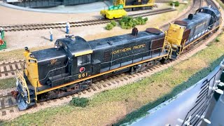 Celebrating quotthat Alco soundquot in two new Bowser NP RS3s hoscale modelrailroad esu bowser art [upl. by Ajidahk837]