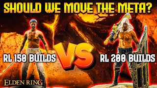 How RL 150 amp RL 200 Builds Compare High Level Builds in Elden Ring DLC 🔥 [upl. by Cacia]