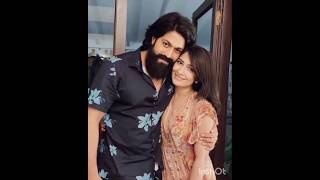 Yash with radhika pandit 🥰edit viralvideo trending cute rockey south subscribe like [upl. by Rakso739]