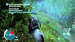 Assassins Creed 3 AC3 Sequence 10 Conner rides to save his village [upl. by Shell]