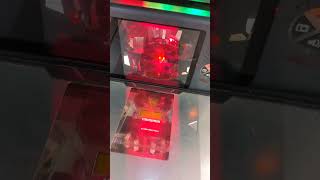 Crazy flashing LED lights at checkout scanner at Giant supermarket [upl. by Aisyla]