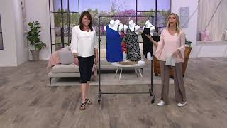 DreamShaper by Miraclesuit Brianna Sarong OnePiece Swimsuit on QVC [upl. by Suired548]