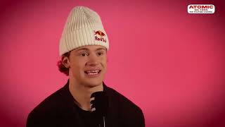 Lucas Pinheiro Braathen 🇧🇷 🇳🇴  Solden prerace interview weareskiing atomic [upl. by Vera]