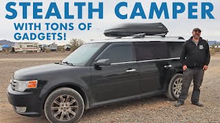 A STEALTHY and Unique SUV Camping Setup How to Live in an SUV [upl. by Asit133]