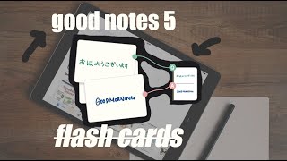 Goodnotes 5 How to use flashcards [upl. by Pape]