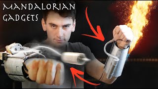 Make Working Mandalorian FlamethrowerGrappling Hook Gauntlets [upl. by Selby]