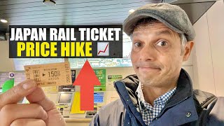 Japan Rail Price Hike amp Ticket  Pass Change Coming [upl. by Nedlog]