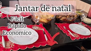 Jantar de NATAL fácil rápido e econômico [upl. by Ashlin]