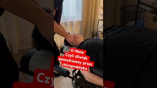 GNote  dźwięk poszukiwany przez chiropraktyka 🤗 chiropractor [upl. by Kinney]