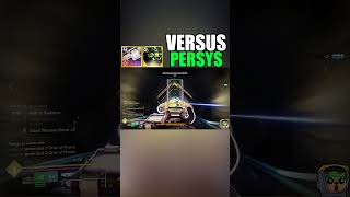 NEW Chill Inhibitor DESTROYS Persys In 1 PHASE Destiny 2 [upl. by Harriette33]