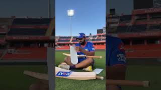 Crickt bat sticker Rohit Sharma signature cricket cricketlover iplrohitsharma sports [upl. by Brittain]