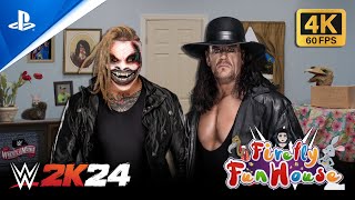 The Fiend Bray Wyatt vs The Undertaker Firefly Funhouse Casket Dream Match  WWE 2K24 PS5 4K 60FPS [upl. by Nodnyl444]