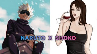 The Cursed Love  Gojo Naruto x Shoko  episode 1  Naruto x JJK texting storyDrippyTs [upl. by Nonnahsed]