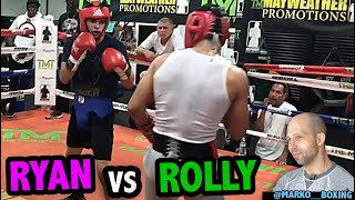 Ryan Garcia WHOOPS Rolly Romero in sparring [upl. by Boote909]