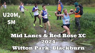 Mid Lancs amp Red Rose XC 2024  Witton Park U20Sn Men [upl. by Nahtnhoj743]