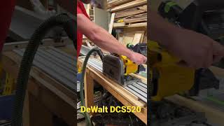 Cordless Track Saw Battle  DeWalt DCS520 vs Festool TSC 55 K shorts woodworking tracksaw [upl. by Anne-Corinne760]