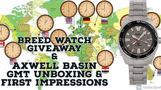 Axwell Basin GMT  Black Tier WatchGang Unboxing [upl. by Macdonell]