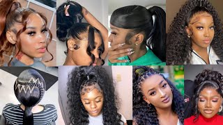 70  Latest Sleek Ponytail Hairstyles For Black Women 2024  Ponytail Hairstyles [upl. by Leiad]