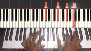 How to play 🎹  Amen by Benjamin Dube GAflat  piano pianolession pianotutorial [upl. by Lewendal]