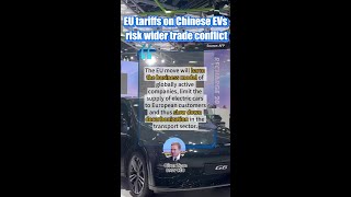 EUs protectionist tariffs on Chinese EVs face backlash from industry officials [upl. by Anne-Corinne289]