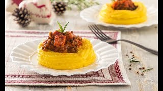 Nidi di Polenta Valsugana con lenticchie e cotechino [upl. by Gabel652]