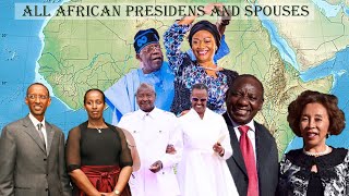 African presidents and their spouses who married the beautiful one ♥️♥️ see your president 💗💗 [upl. by Itnuahsa720]