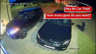 Failed vehicle theft thanks to CANPHANTOM [upl. by Petrick]