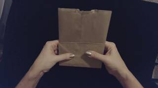 ASMR Request 🛍️ Paper Bag Sounds  Folding Whisper [upl. by Farkas]