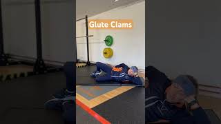 Glute Clams strengthfarm strength conditioning athletic development gym training glutes [upl. by Nahtanod]